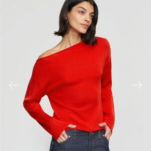 Wool Blend Off Shoulder Top | Modern Citizen